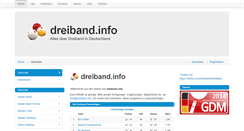 Desktop Screenshot of dreiband.info